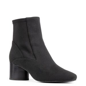 Donald Pliner- GAIGED- Black Crepe Chelsea Style Boots with Lizard Accent W sz 7